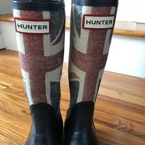 Hunter "Original Union Jack Brit Flag" rain boots